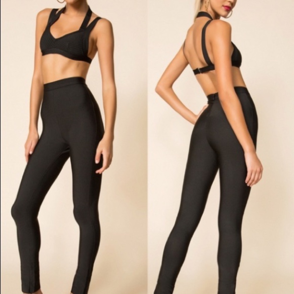 Superdown Julie Bandage Pant Top Set